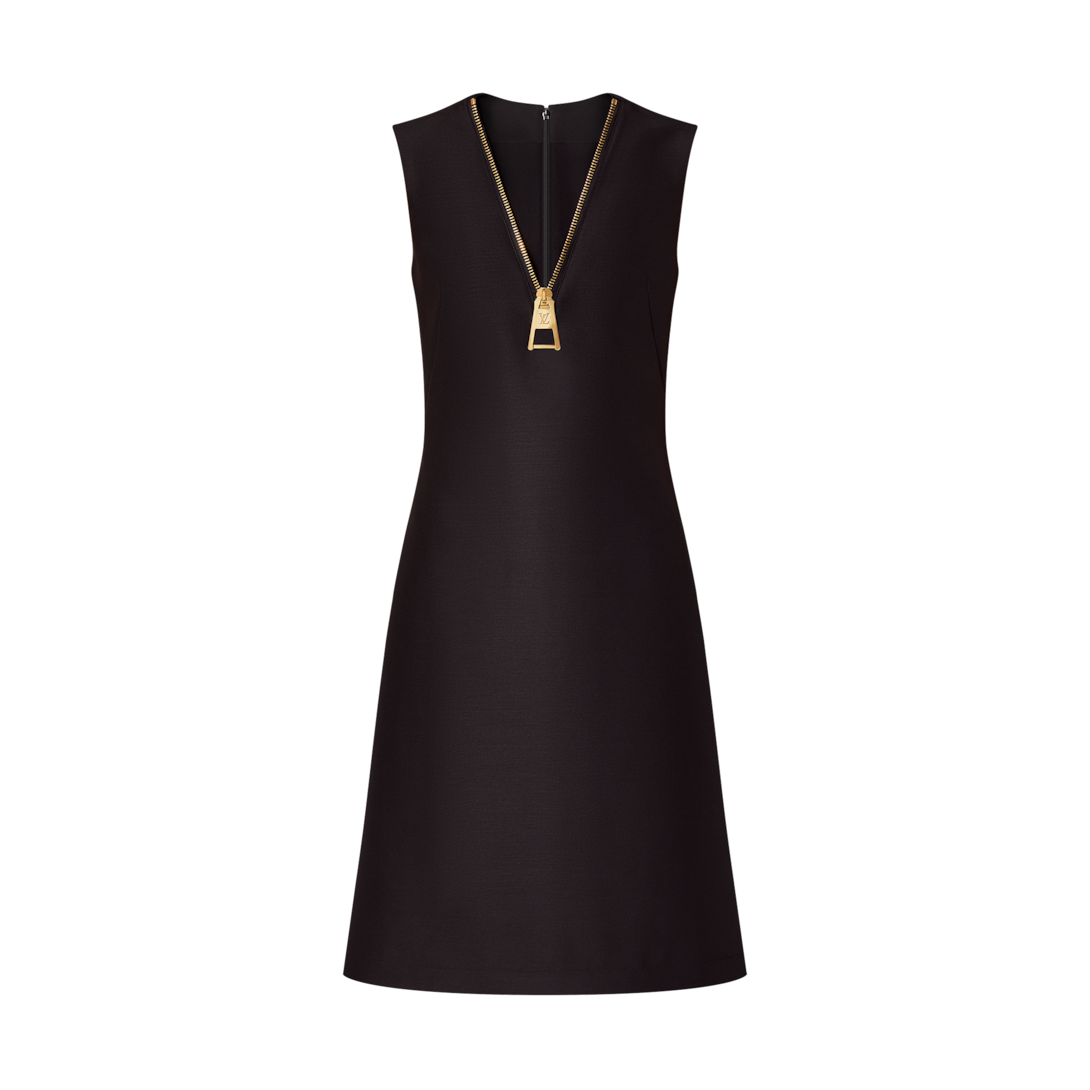 Louis Vuitton Black Mini Slip popular Dress Size X Small